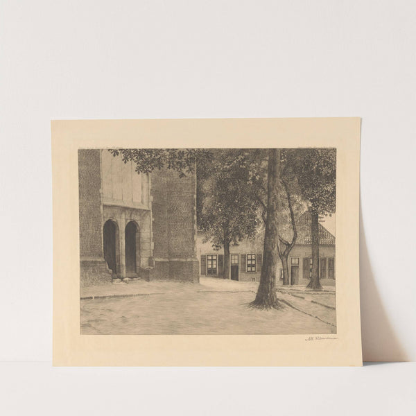 Kerkplein in Neede (1893-1913) by Albert Hemelman