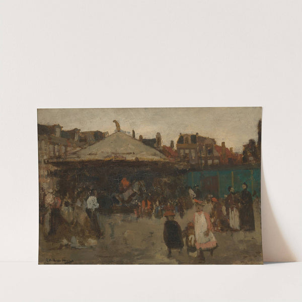 Kermis op het Haarlemmerplein by George Hendrik Breitner
