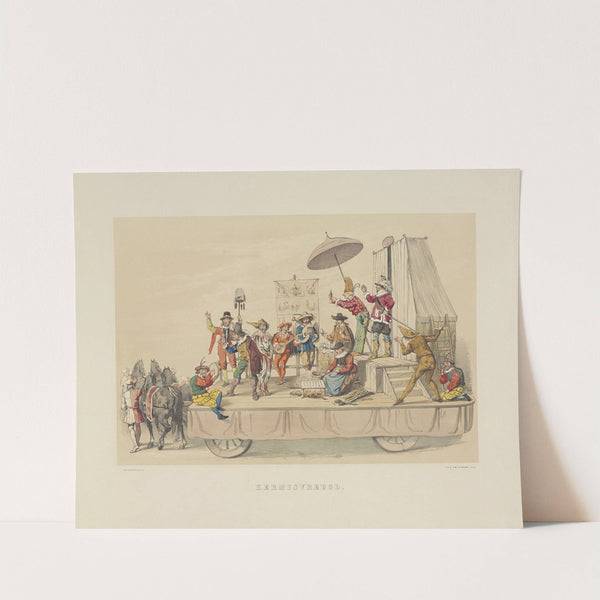 Kermisvreugd (1856) by Pieter Wilhelmus van de Weijer