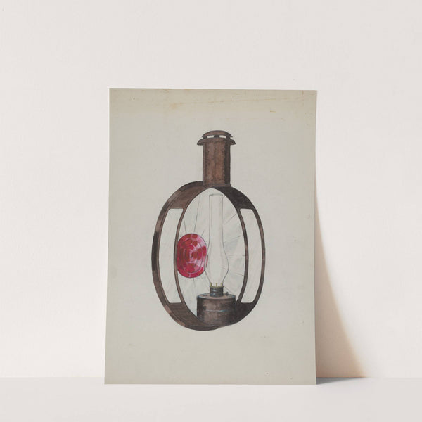 Kerosene Street Car Lamp by Florence Huston