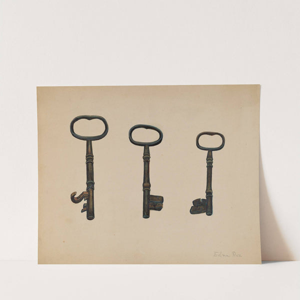 Keys to John Marshall House by Edna C. Rex