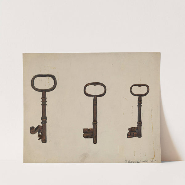 Keys to John Marshall House by Edna C. Rex