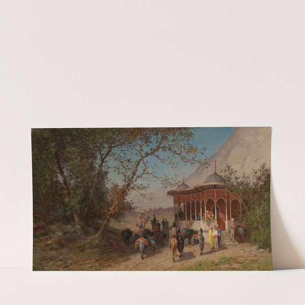 Kief sur la route de Kerrassunde à Amassia (Asie-Mineure) by Germain Fabius Brest