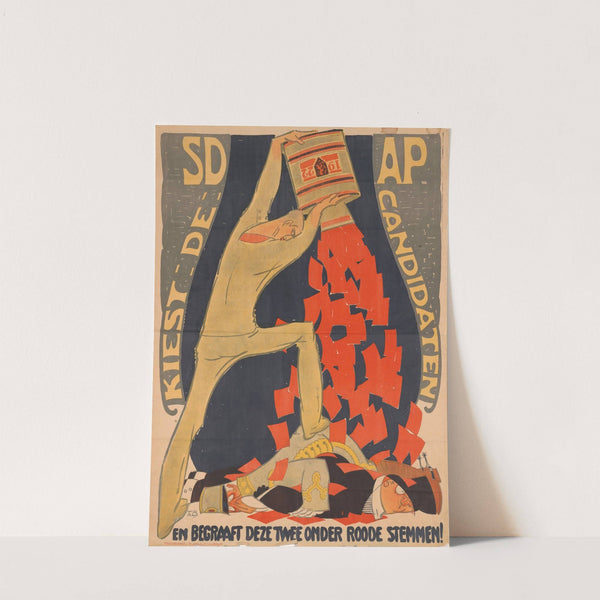 Kiest de SDAP candidaten en begraaft deze twee onder roode stemmen by TkB