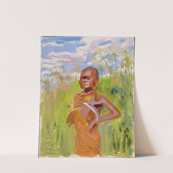 Kikuyu In Papyrus Reeds (1909) by Akseli Gallen-Kallela