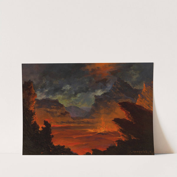 Kilauea at Night by Jules Tavernier