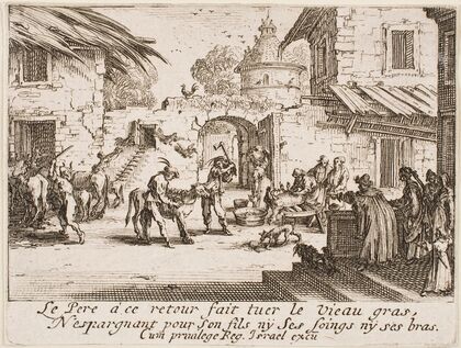 Killing the Fatted Calf (1635) — size preview
