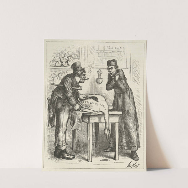 Killing the goose that laid the golden egg (1871) by Thomas Nast