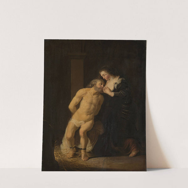 Kimon und Pero (Caritas Romana) by Christiaen van Couwenbergh