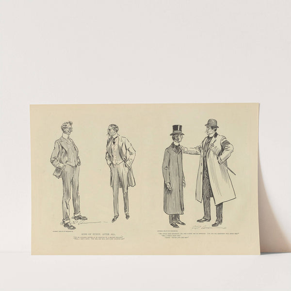 Kind of funny, after all (1900-1905) by Charles Dana Gibson