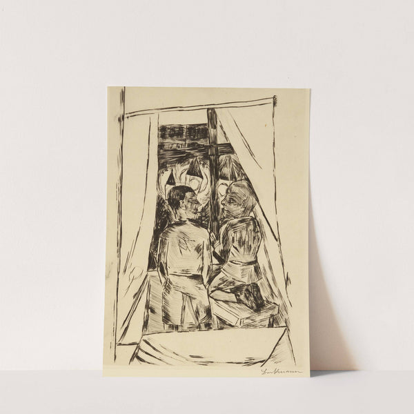 Kinder am Fenster (1922) by Max Beckmann