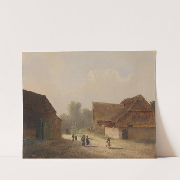 Kinder am Heimweg by Anton Doll