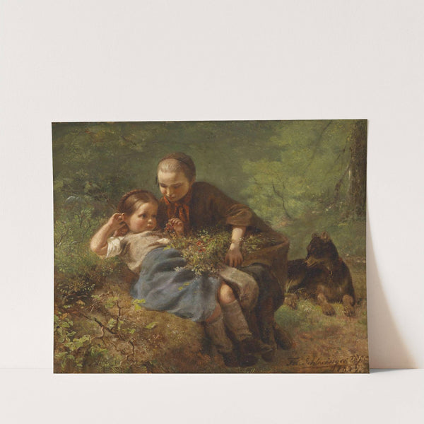 Kinder im Wald by Felix Schlesinger