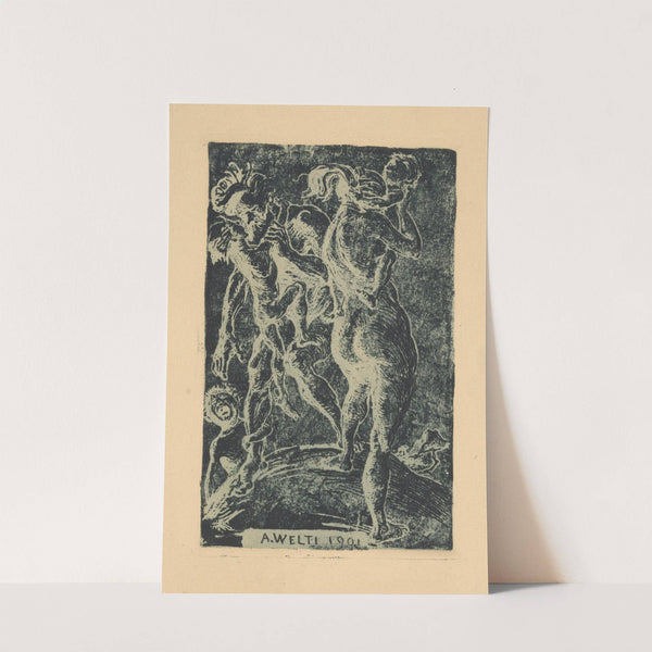 Kinder und Eltern (1901) by Albert Welti