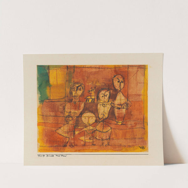 Kinder und Hund (1920) by Paul Klee