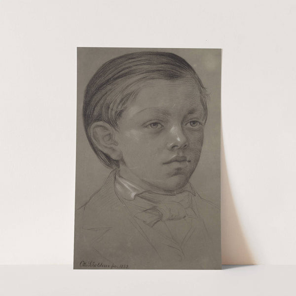 Kinderbildnis des Wilhelm Amandus Beer (1852) by Otto Scholderer