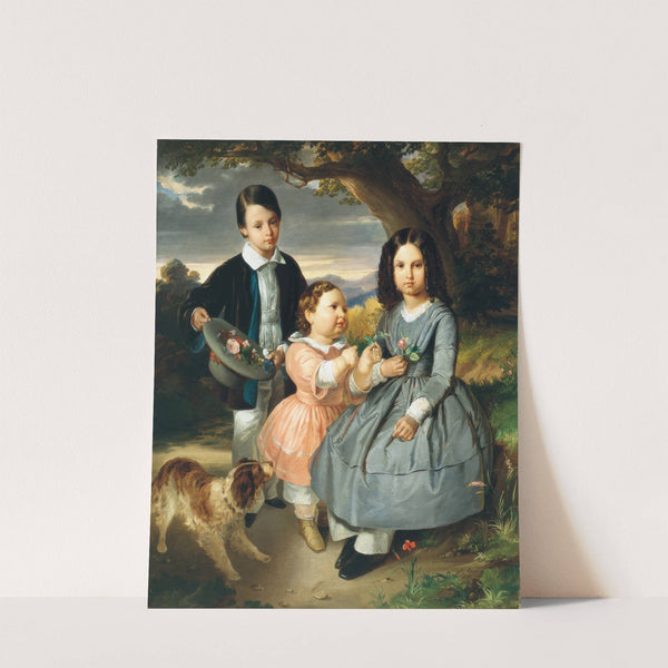Kindergruppenporträt by Ernst Christian Moser