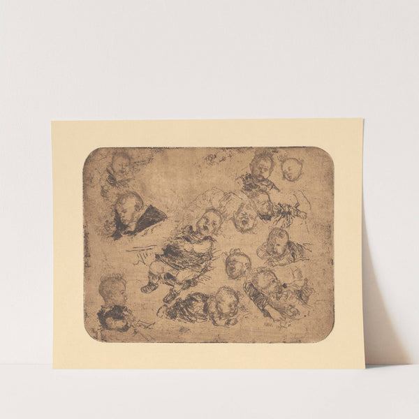 Kinderköpfe, Studien (1895) by Albert Welti