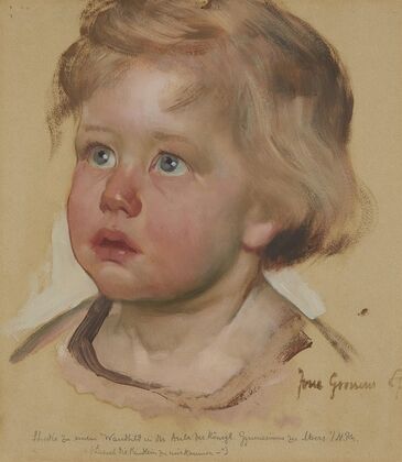 Kinderportrait (Studie zum Fresko ‘Lasset die Kindlein zu mir kommen’)