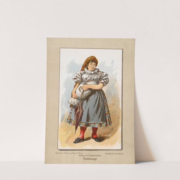 Kindsmagd (1880) by Ladislaus Eugen Petrovits