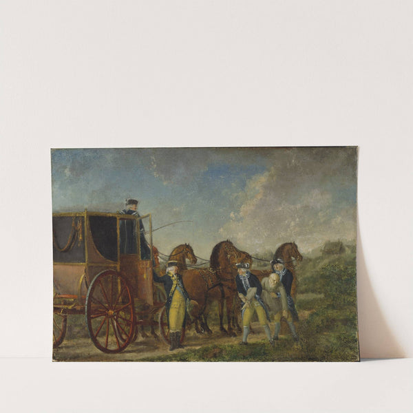 King Adolf Fredrik (1710-1771) at Loka Brunn in 1762 by Pehr Hilleström