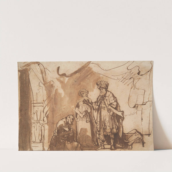 King Ahasuerus and Queen Esther Acknowledging Mordecai’s Role in Saving the Jews (1971-1979) by Ferdinand Bol