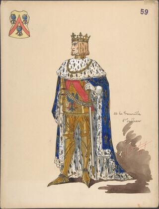 King and Coat of Arms