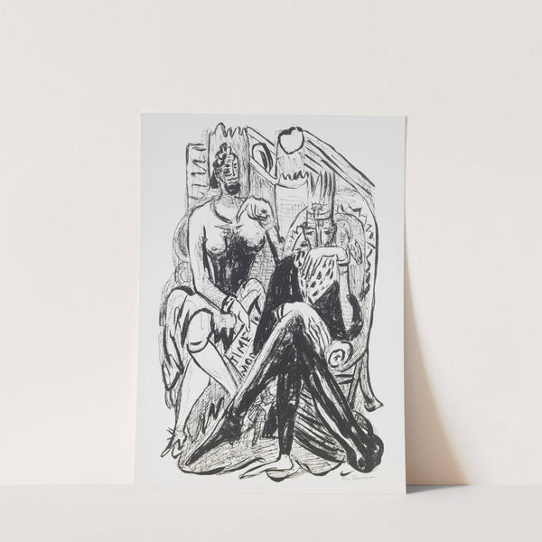 King and Demagogue, plate 8 from the portfolio ‘Day and Dream’ (1946) by Max Beckmann