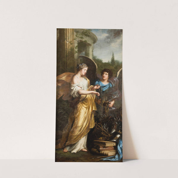 King Charles XI's upbringing. Allegory by David Klöcker Ehrenstrahl