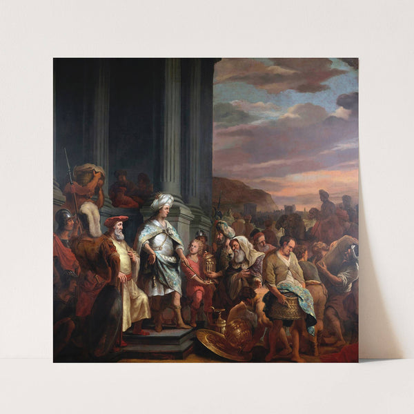 King Cyrus Handing over the Treasure Looted from the Temple of Jerusalem (1655 - 1669) by Ferdinand Bol