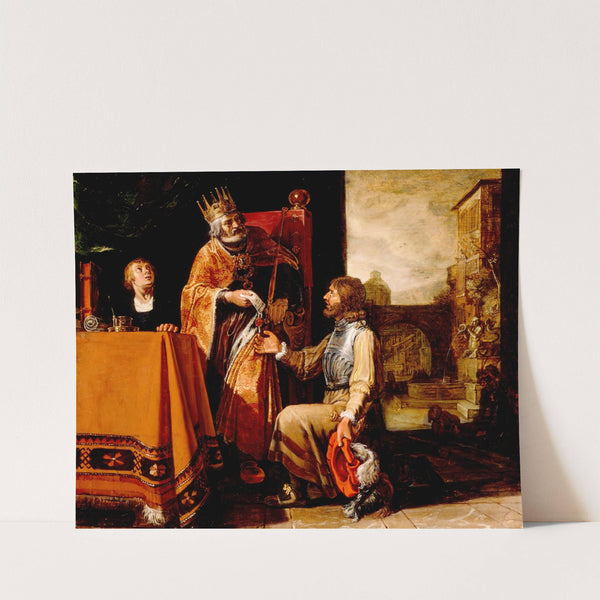King David Handing the Letter to Uriah by Pieter Lastman