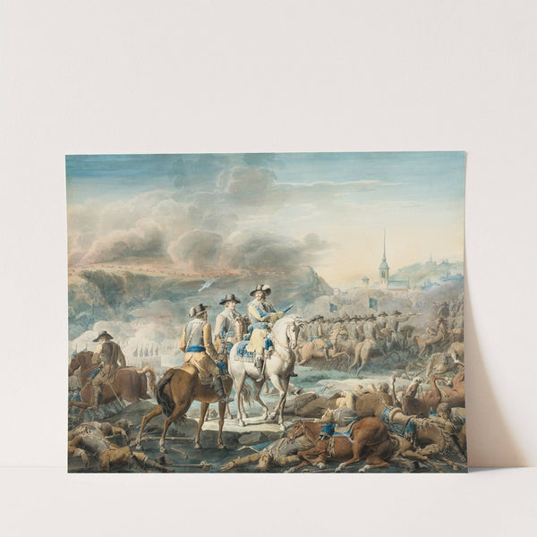 King Gustav II Adolf of Sweden at Wittstock by Emanuel Limnell