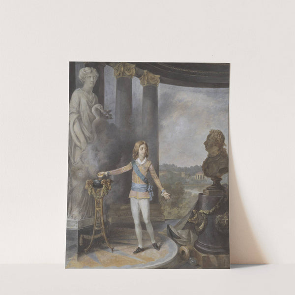 King Gustav IV Adolf of Sweden Sacrifices to Hygia for his Father’s Health (1792) by Niklas Lafrensen