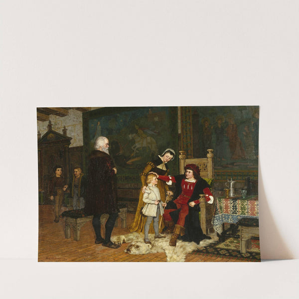 King Gustav Vasa of Sweden Being Introduced to King Hans by J.A.G. Acke