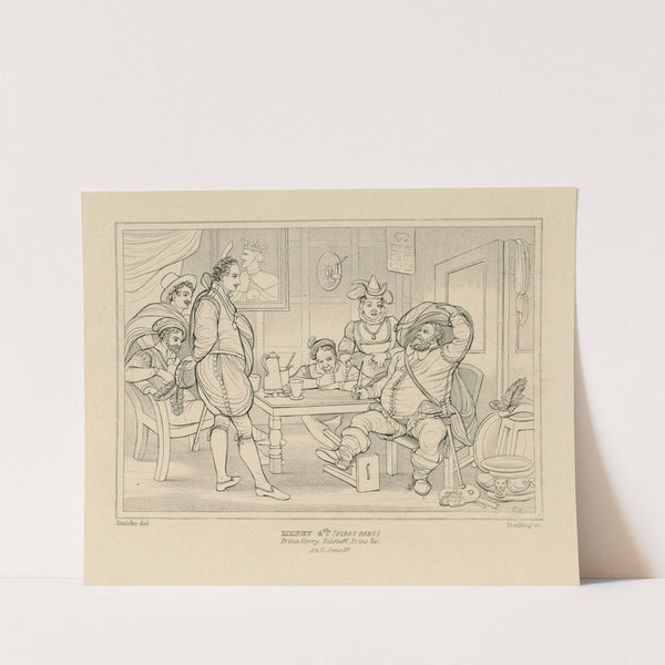 King Henry 4th, first part, Prince Henry, Falstaff, Poins, &c., act II, sc. IV (19th century) by William Francis Starling