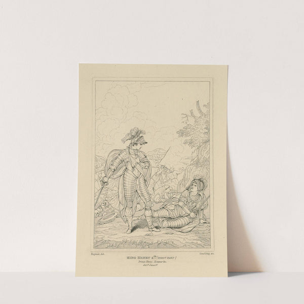 King Henry 4th (first part) Prince Henry, Hotspur &c, Act V, scene iv (19th century) by William Francis Starling