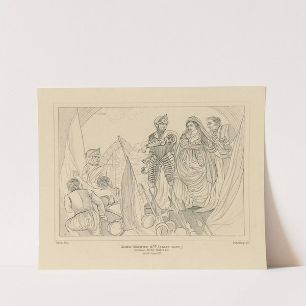 King Henry 6th, (first part), Countess, Porter, Talbot &c., act II, scene III (19th century) by William Francis Starling