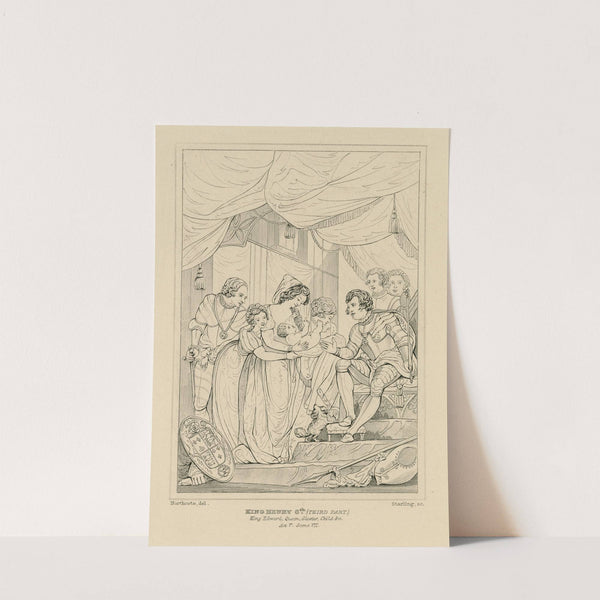 King Henry 6th (third part), King Edward, Queen, Gloster, child &c., act V, scene VII (19th century) by William Francis Starling