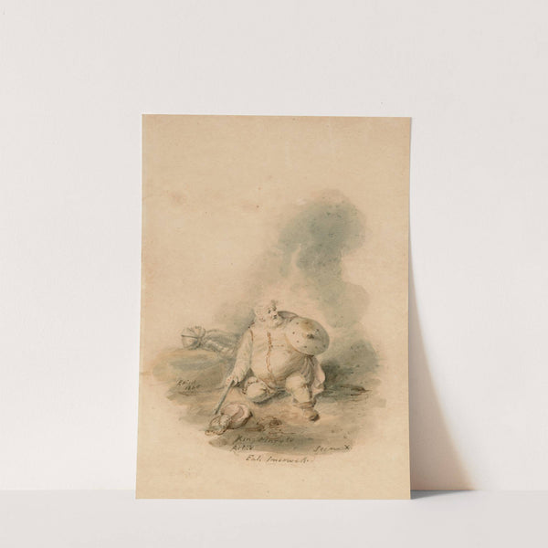 King Henry IV, part 2, IV, 10, Falstaff in battle (1805) by Edward Bird