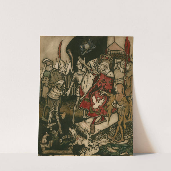 King Henry IV, pt. 1, act V, scene 1 (1904) by Arthur Rackham