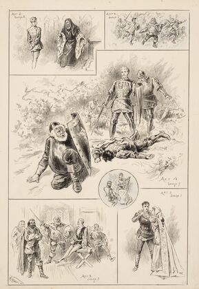 King Henry IV, pt. 1, Haymarket Theatre, May 16, 1896, Mr. Tree as Falstaff, Mr. Waller as Hotspur (1896)