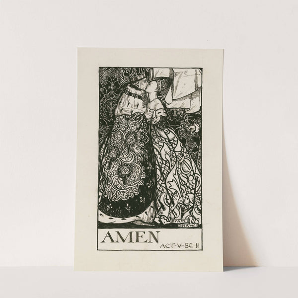 King Henry V; Amen Act V Scene II (1900) by Byam Shaw