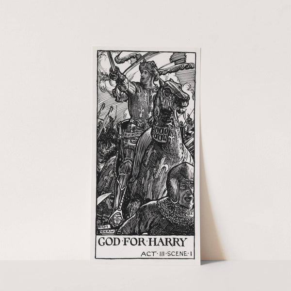 King Henry V; Good for Harry Act III Scene I (1900) by Byam Shaw