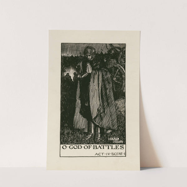 King Henry V; O God of battles Act IV Scene I (1900) by Byam Shaw