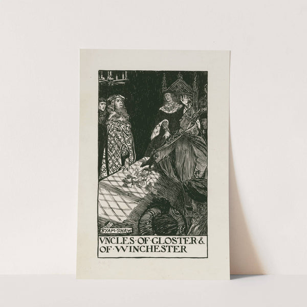 King Henry VI, part 1; Uncles of Gloster & of Winchester (1900) by Byam Shaw