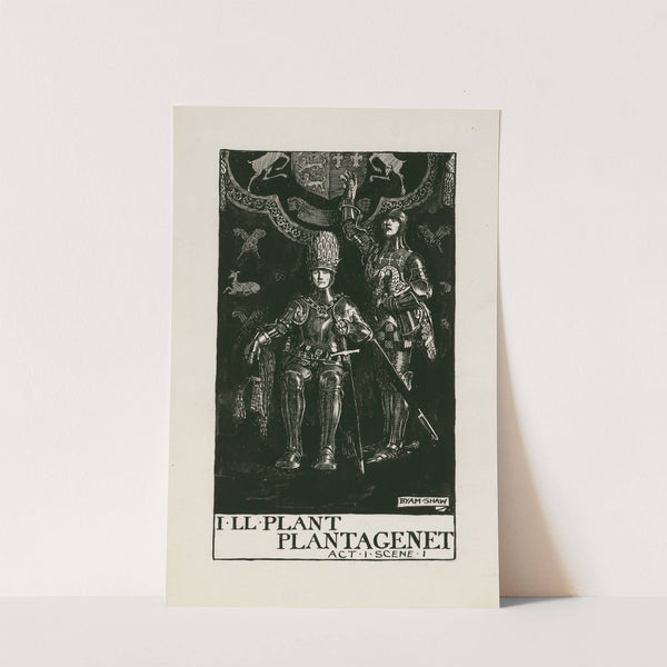 King Henry VI, part 3; I’ll plant plantagenet Act I Scene I (1900) by Byam Shaw