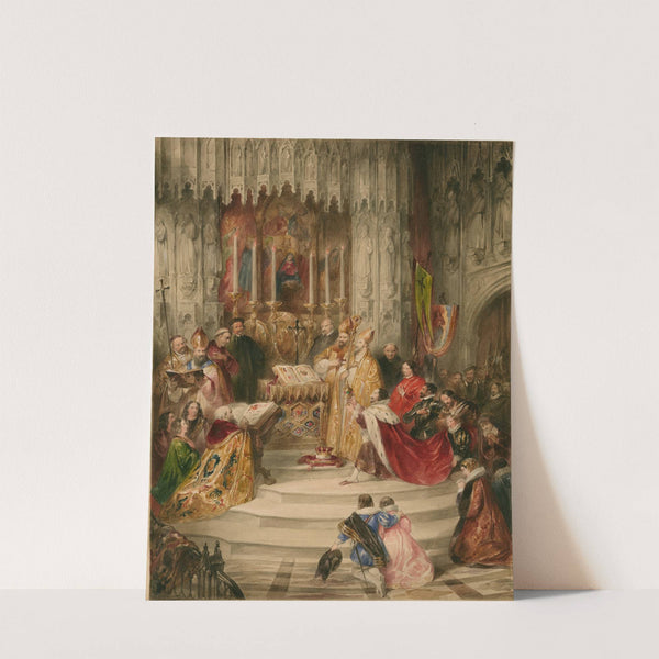King Henry VI, pt. II, I, 1, marriage of King Henry and Queen Margaret by James Stephanoff