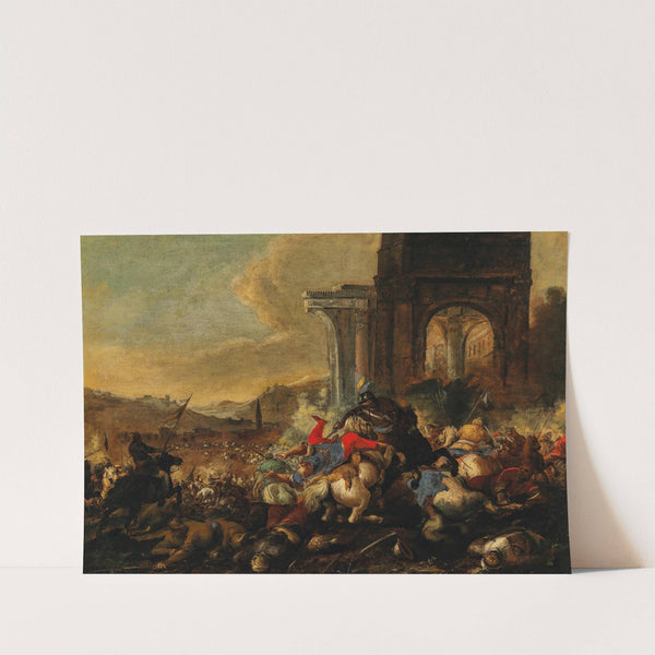 King Johann Sobieski of Poland in the Battle of Vienna by Johann Heinrich Roos