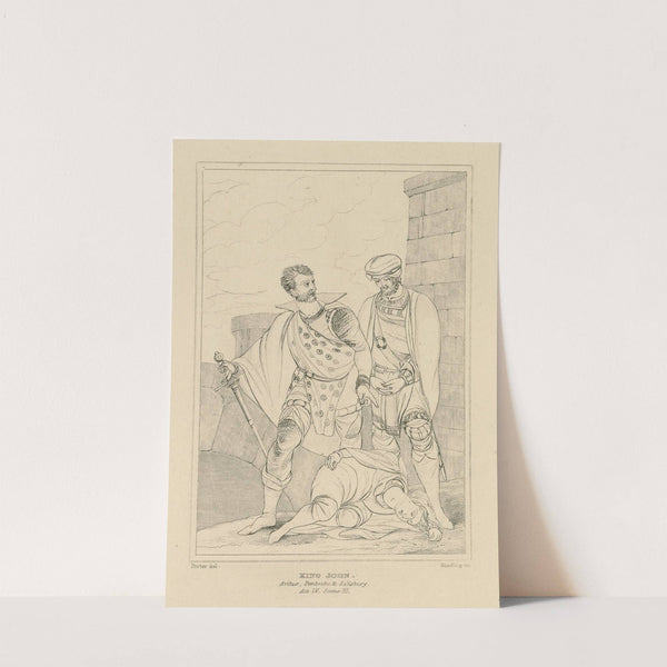 King John, act 4, scene 3, Arthur, Pembroke, Salisbury & c (19th century) by William Francis Starling