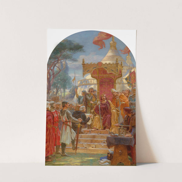 King John granting Magna Carta by Ernest Normand